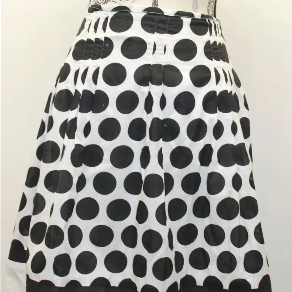 Willi Smith Polka Cotton Dots Mini Skirt